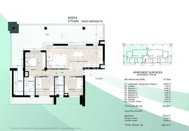 Los Alcazares'te Sahile Yakın Havuzlu Binada 3+1 Daireler 20