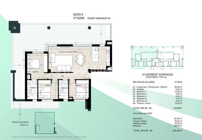 Los Alcazares'te Sahile Yakın Havuzlu Binada 3+1 Daireler 24