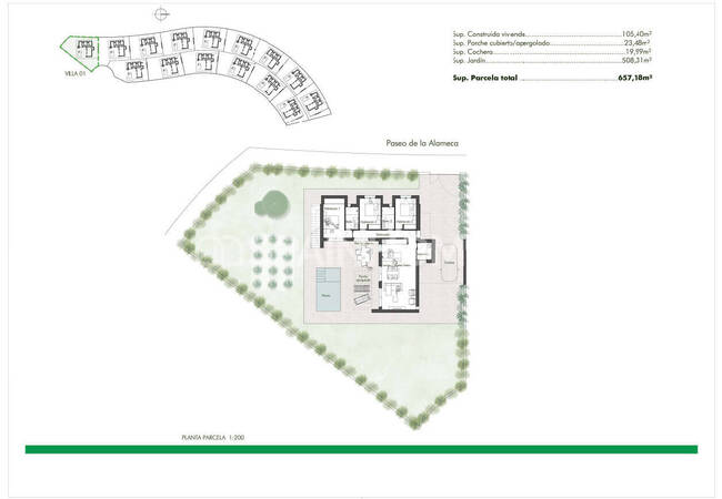 Houses with Private Pools in Hacienda Del Alamo Golf & Resort, Murcia 12