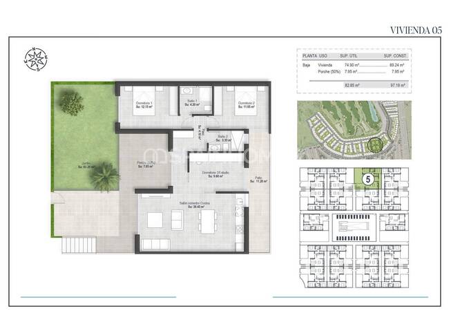 Lägenheter Nära Golf Med Privata Utomhusområden I Murcia 8