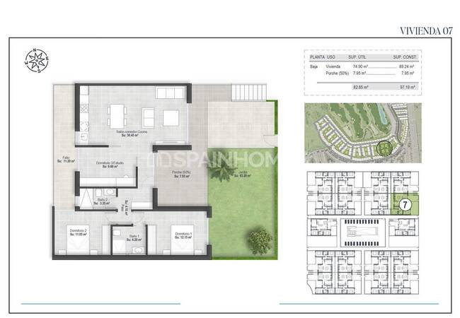 Lägenheter Nära Golf Med Privata Utomhusområden I Murcia 10