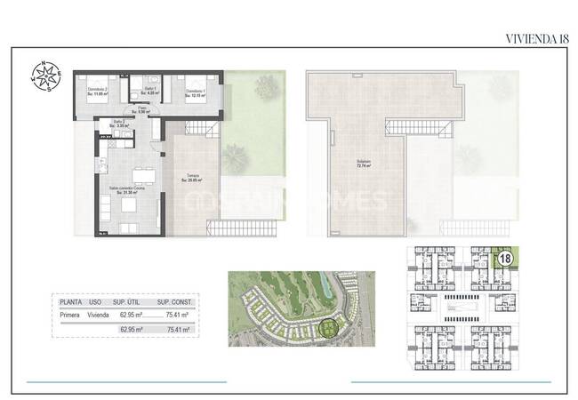 Lägenheter Nära Golf Med Privata Utomhusområden I Murcia 21