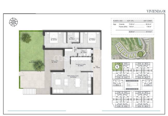 Lägenheter Nära Golf Med Privata Utomhusområden I Murcia 4