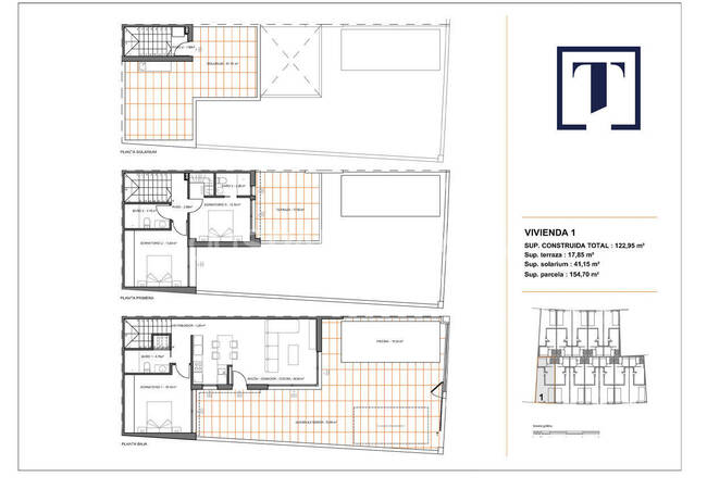 تاون هاوس بثلاث غرف نوم بالقرب من ملعب الجولف في سان خافيير مورسيا 14