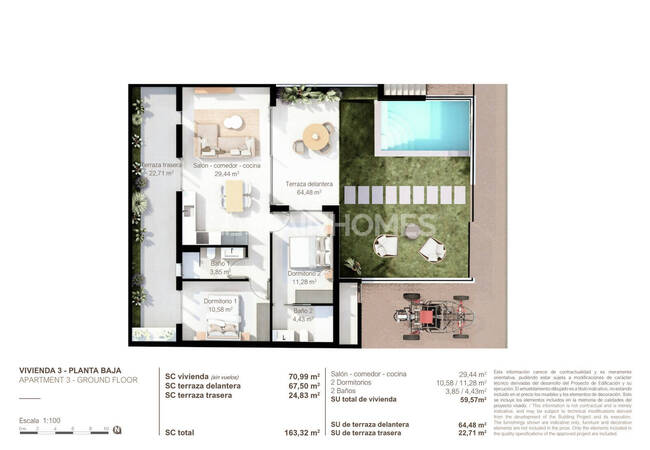 San Pedro Del Pinatar'da Özel Havuzlu Daireler 21