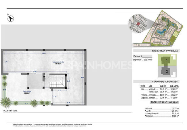 Casas De 4 Dormitorios Con Piscina Privada En Torre-pacheco 14