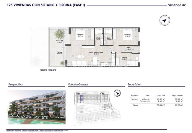 Modern 3 Bedroom Flats 750 M From the Beach in San Javier 31