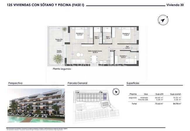 Modern 3 Bedroom Flats 750 M From the Beach in San Javier 22