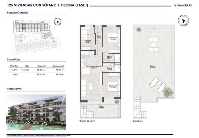 Modern 3 Bedroom Flats 750 M From the Beach in San Javier 40