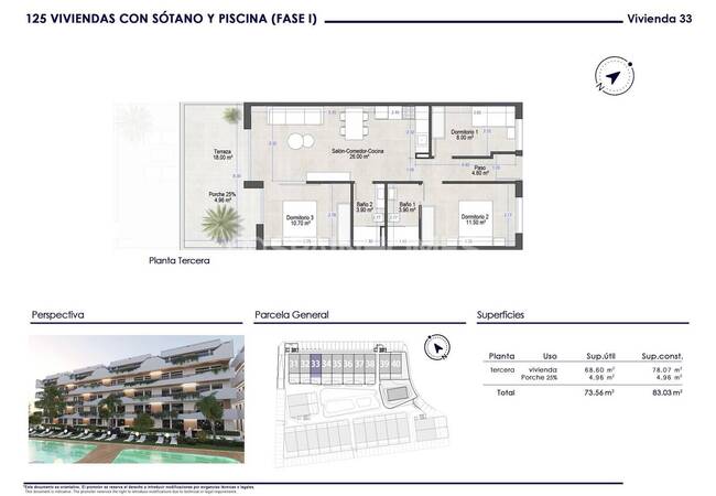 Modern 3 Bedroom Flats 750 M From the Beach in San Javier 36