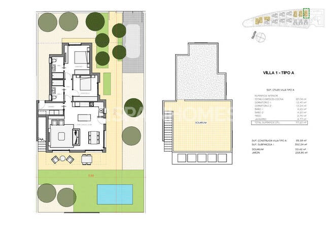 Fristående Hus Med Pool Och Solarium I Fuente álamo 10