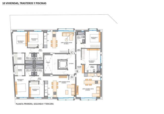 Apartamentos De 2–3 Dormitorios Cerca De Servicios En San Pedro 17
