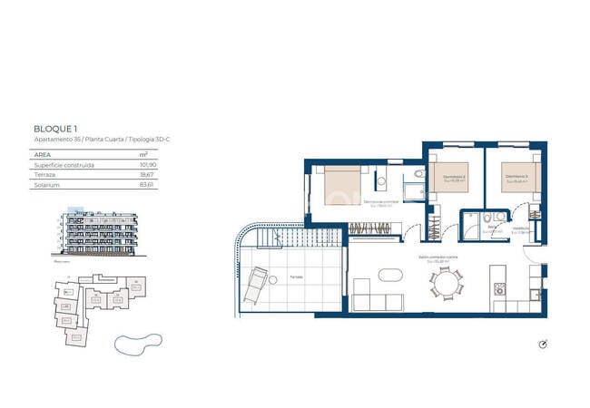 Golf Flats with Shared Pool and Garden in Murcia 12