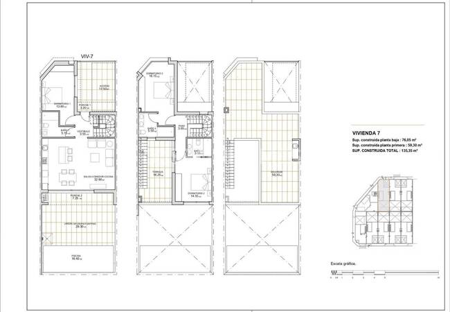 Houses with Private Pool and Garden in San Javier Murcia 10