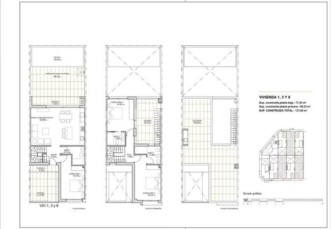 Houses with Private Pool and Garden in San Javier Murcia 11