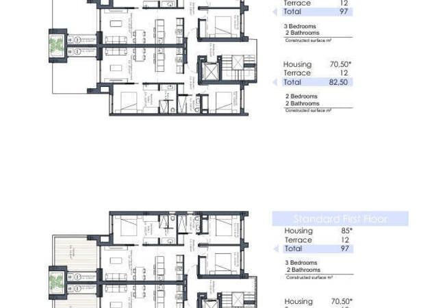 Appartements De 2 Et 3 Chambres Avec Vue Sur Le Golf 44
