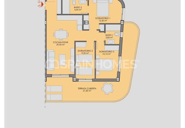 Pisos De Golf Con Piscina Comunitaria En Los Alcázares 29