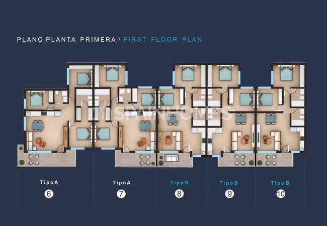 San Pedro Del Pinatar'da Özel Bahçeli ve Teraslı Daireler 11