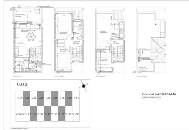 Torre-pacheco Santa Rosalía Resort'ta Teraslı Yarı Müstakil Evler 20