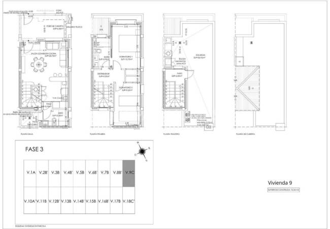 Torre-pacheco Santa Rosalía Resort'ta Teraslı Yarı Müstakil Evler 18
