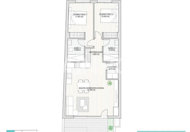 Flat with a Garden Near the Beach in San Pedro 21