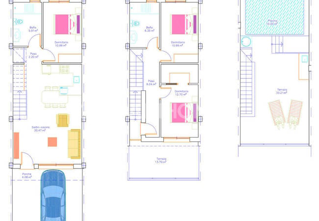 Townhouses with Pools and Terraces in San Pedro Del Pinatar 17
