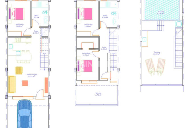 Townhouses with Pools and Terraces in San Pedro Del Pinatar 18