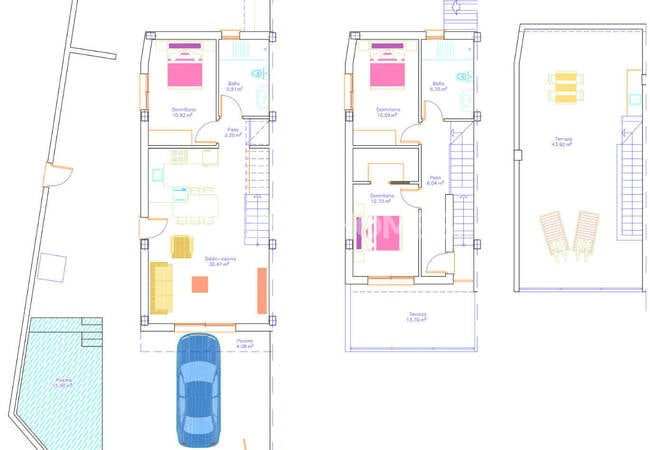 Townhouses with Pools and Terraces in San Pedro Del Pinatar 19