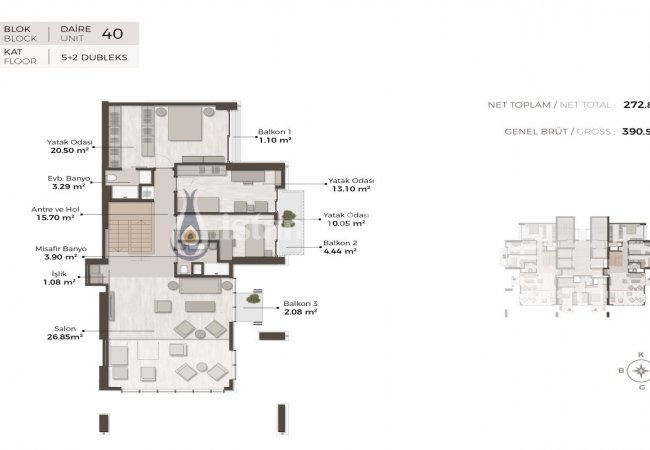 Properties with Island View and En-suite Bathrooms in Istanbul Kartal 37