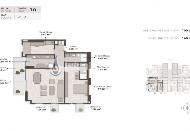 Properties with Island View and En-suite Bathrooms in Istanbul Kartal 40