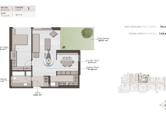 Properties with Island View and En-suite Bathrooms in Istanbul Kartal 42