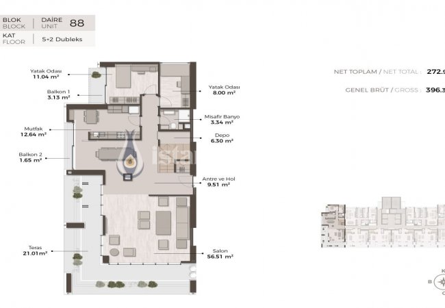 Properties with Island View and En-suite Bathrooms in Istanbul Kartal 49