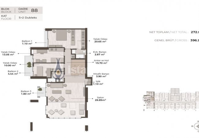 Properties with Island View and En-suite Bathrooms in Istanbul Kartal 50