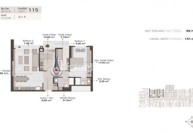 Properties with Island View and En-suite Bathrooms in Istanbul Kartal 53