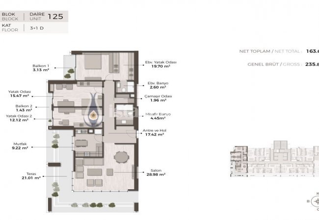 Properties with Island View and En-suite Bathrooms in Istanbul Kartal 54