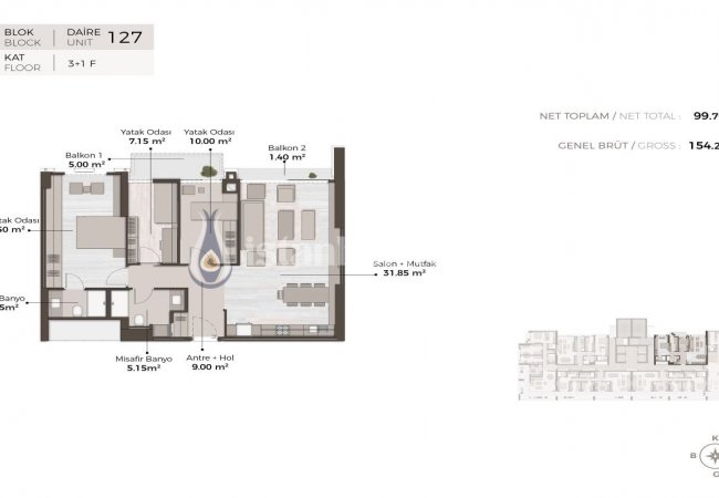 Properties with Island View and En-suite Bathrooms in Istanbul Kartal 38