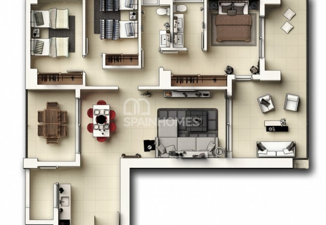 Contemporary Apartments with Storage Room and Garage in Costa Blanca