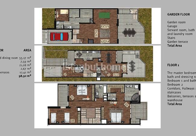 Uniquely Designed Beylikduzu Houses Next to the Marina 45