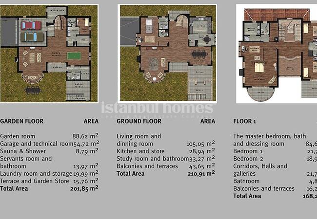 Uniquely Designed Beylikduzu Houses Next to the Marina 46