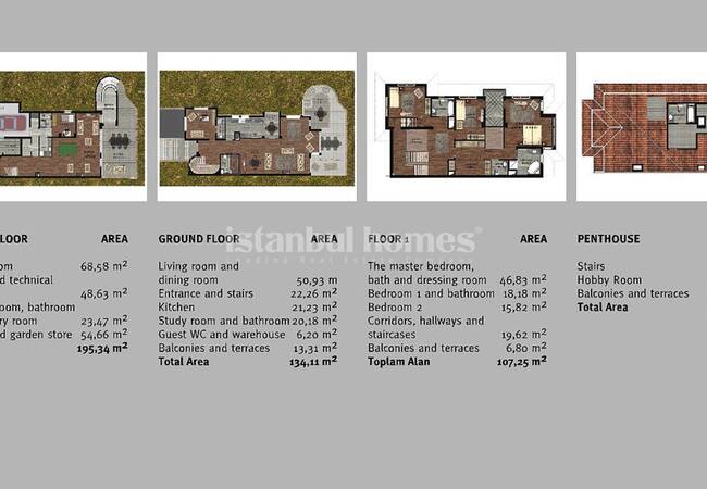 Uniquely Designed Beylikduzu Houses Next to the Marina 47