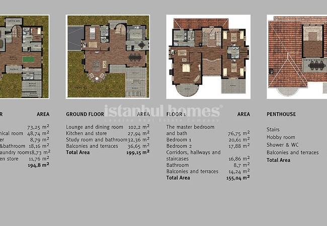 Uniquely Designed Beylikduzu Houses Next to the Marina 48