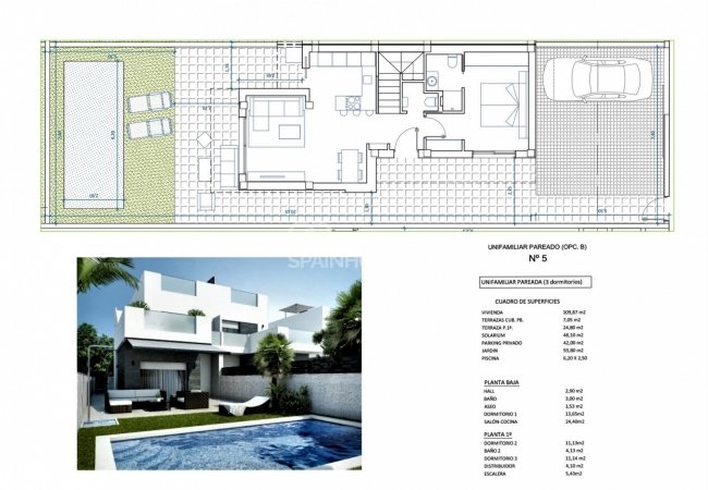 Eco-friendly 3 Bedroom Twin Villas in Quesada, Costa Blanca 16
