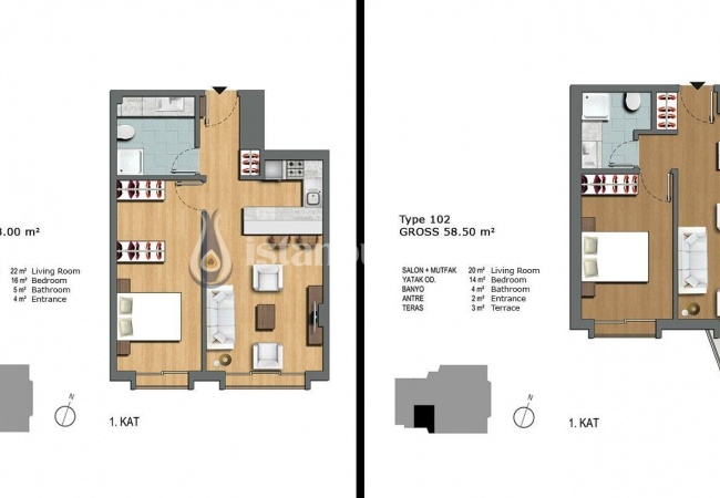 Quality Apartments with Unique Design in Istanbul Sisli 29