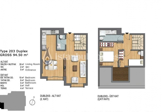 Quality Apartments with Unique Design in Istanbul Sisli 35