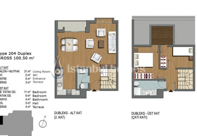 Quality Apartments with Unique Design in Istanbul Sisli 36