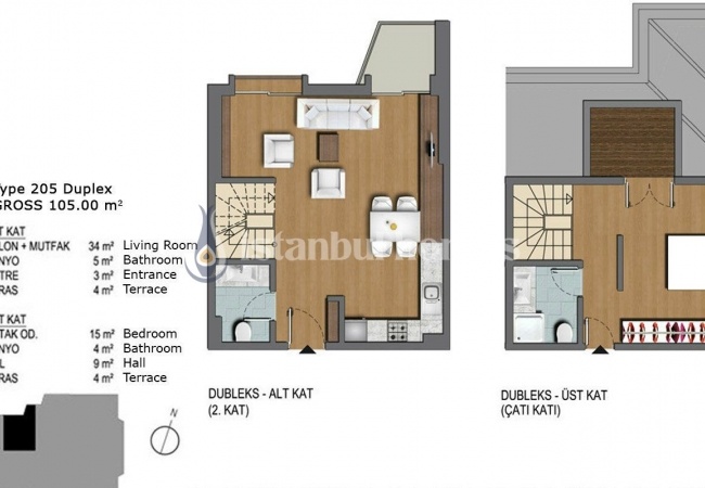 Quality Apartments with Unique Design in Istanbul Sisli 37