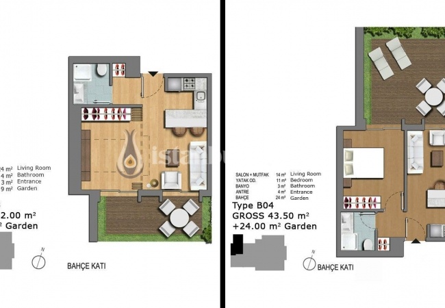 Quality Apartments with Unique Design in Istanbul Sisli 43