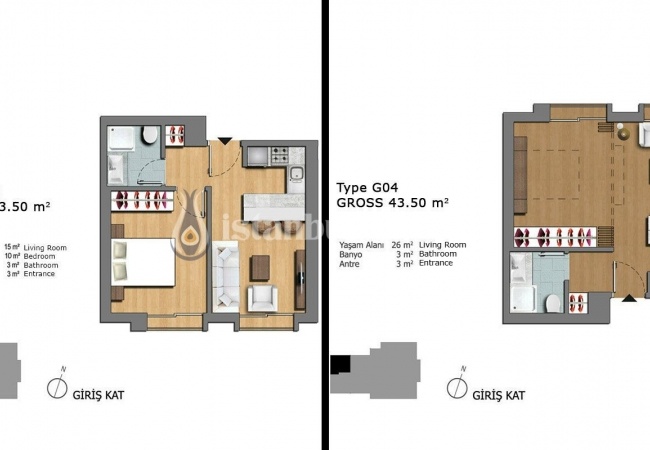 Quality Apartments with Unique Design in Istanbul Sisli 47