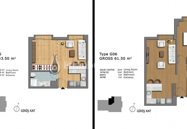 Quality Apartments with Unique Design in Istanbul Sisli 48