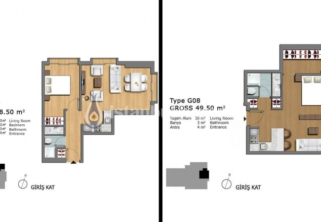 Quality Apartments with Unique Design in Istanbul Sisli 49